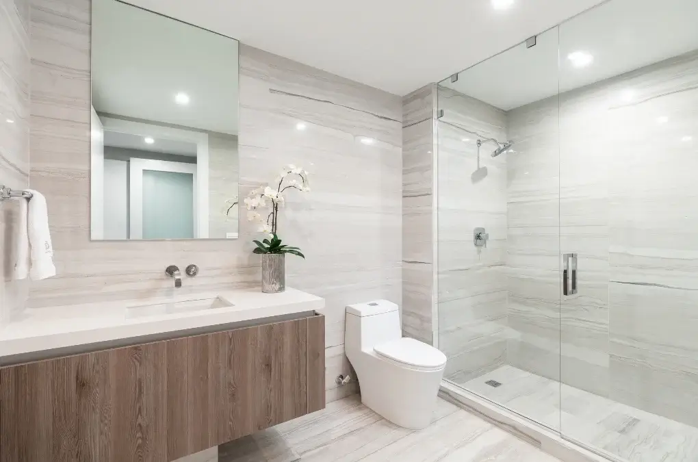 Interior carefully cleaned after construction or renovation work